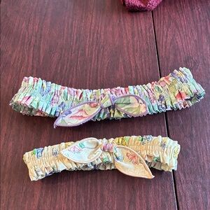 Longaberger Elastic Garter with Bow-Two Sizes